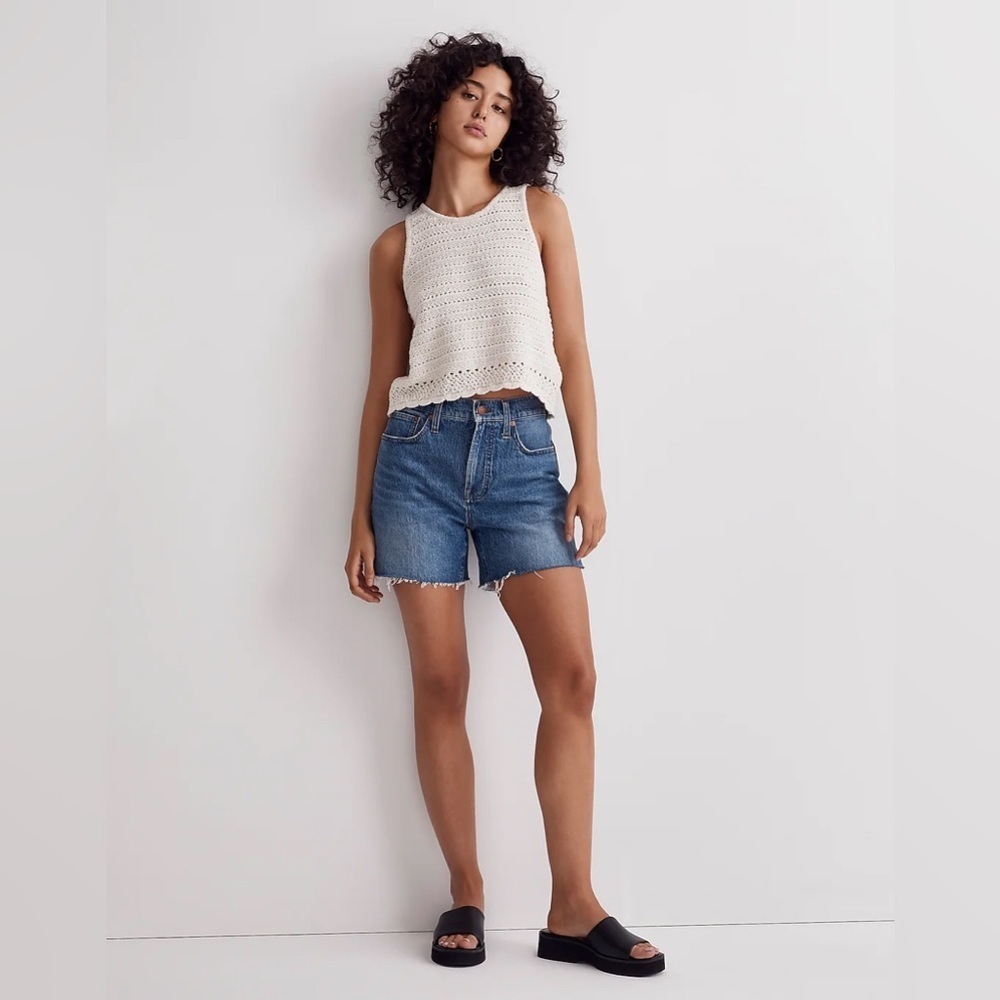 Madewell Kellen Crocheted Sweater Tank
